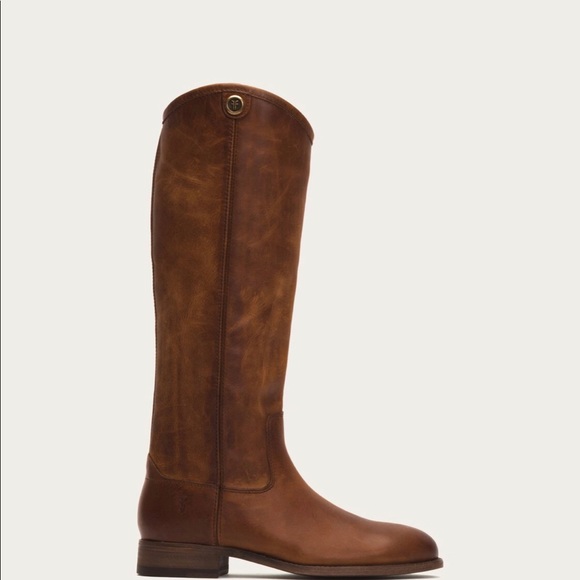 Frye Shoes - Frye Melissa Button 2 Brown Leather Boots